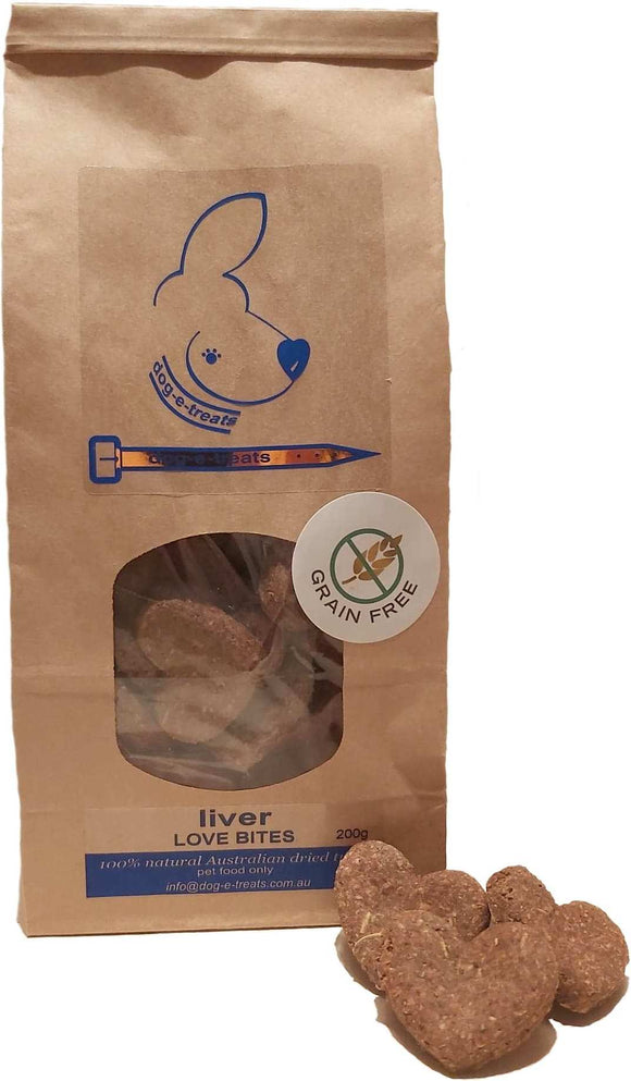 Grain Free Liver Love Bites 200g