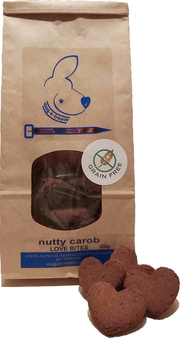 Grain Free Nutty Carob Love Bites 100g